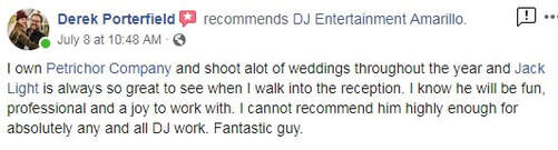 Jack Light, DJ Entertainment, Facebook recommendation